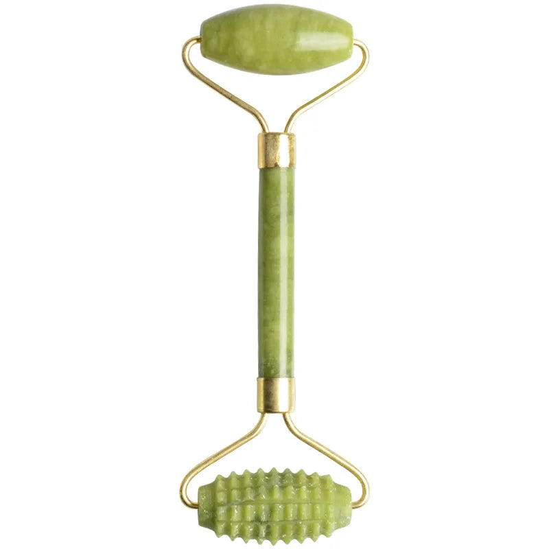 Zestaw 2 Sztuki Masażerów kwarcowych, Gua Sha Zielony, Do Twarzy