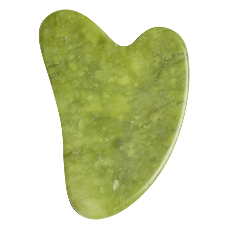 Zestaw 2 Sztuki Masażerów kwarcowych, Gua Sha Zielony, Do Twarzy