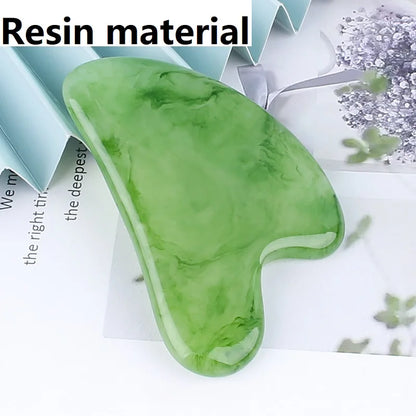 Kamień Gua Sha z Kwarcu do Twarzy - Naturalny Kwarc