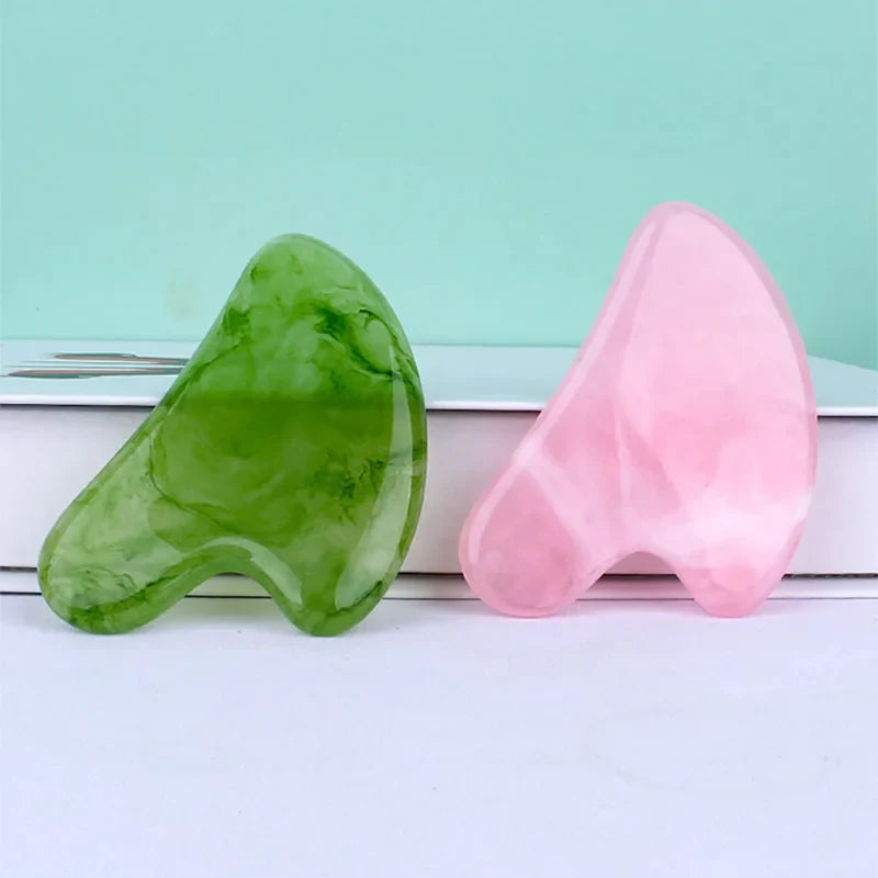 Kamień Gua Sha z Kwarcu do Twarzy - Naturalny Kwarc