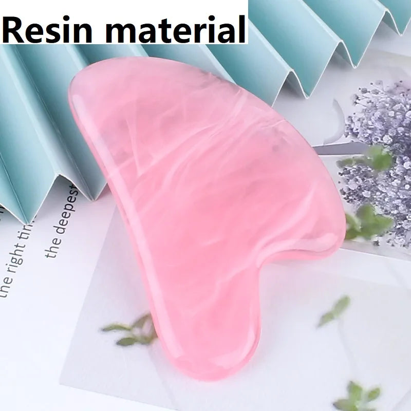 Kamień Gua Sha z Kwarcu do Twarzy - Naturalny Kwarc