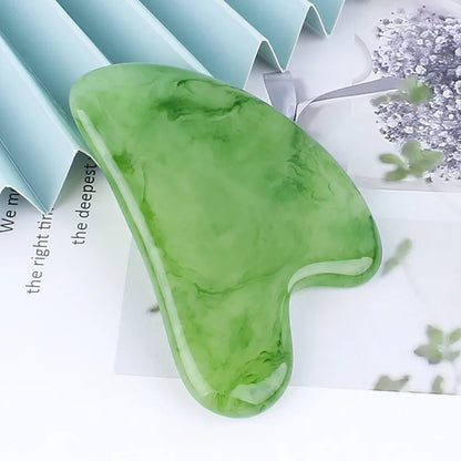 Kamień Gua Sha z Kwarcu do Twarzy - Naturalny Kwarc